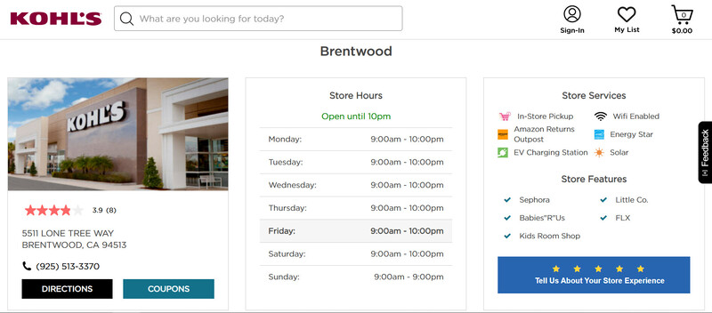 kohl's-brentwood-store-what-time-does-kohl's-close