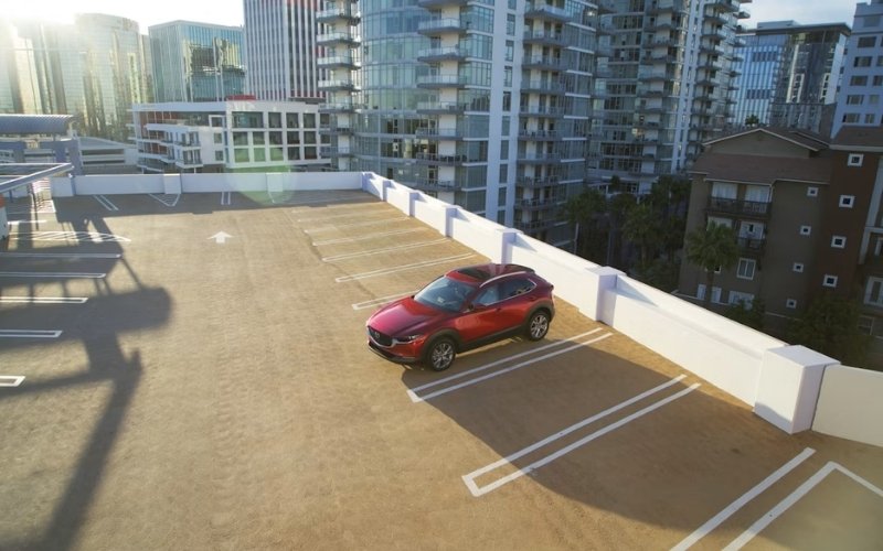 Mazda CX-30 features a compact size that makes parking and navigating city streets easier
